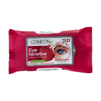 تصویر  دستمال مرطوب پاک کننده آرایش چشم کامان مدل EYE SENSITIVE