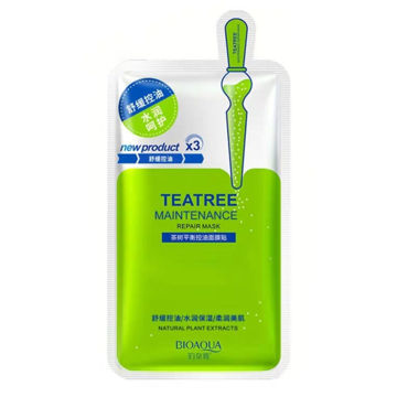 تصویر  ماسک صورت بایو آکوا مدل tea tree وزن 5 گرم