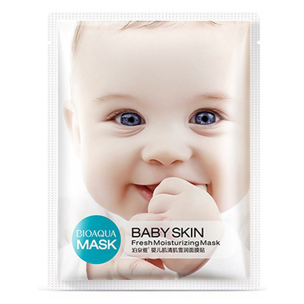 تصویر  ماسک صورت بایو آکوا مدل BABY SKIN FRESH MOISTURIZING وزن 30 گرم