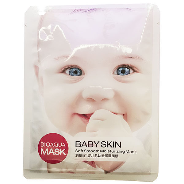 تصویر  ماسک صورت بایو آکوا مدل Baby skin وزن 30 گرم