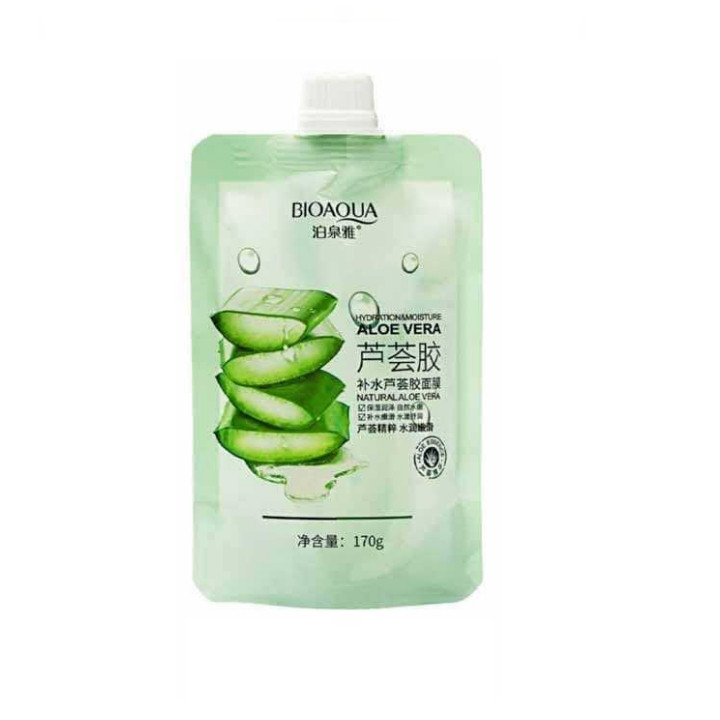 تصویر  ماسک صورت بایو آکوا مدل ALOE VERA وزن 170 گرم