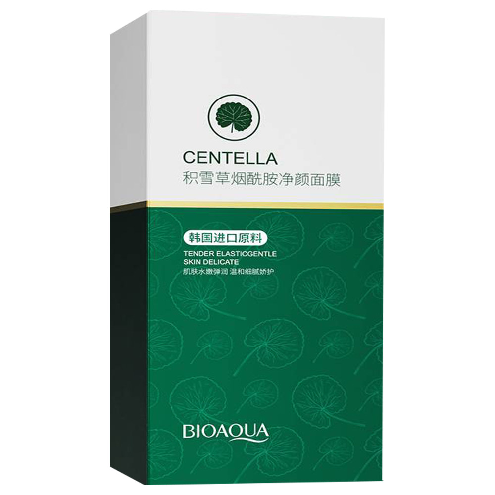 تصویر  ماسک صورت بایو آکوا مدل CENTELLA وزن 7.5 گرم مجموعه 8 عددی