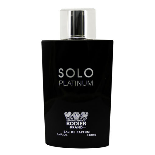 ادو پرفیوم مردانه رودیر مدل Solo Platinum حجم 100 میلی لیتر