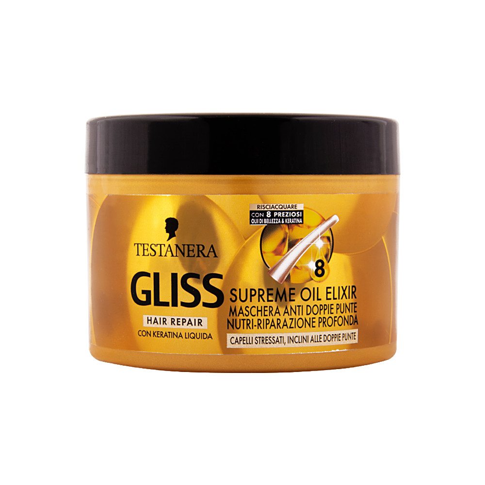 تصویر  ماسک مو گلیس مدل Supreme Oil Elixir Hair Repair حجم 200 میلی لیتر