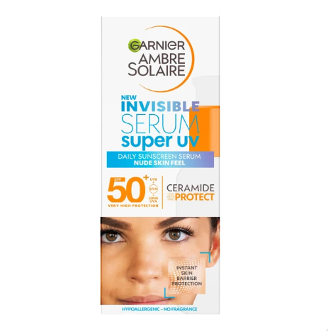 ضد آفتاب سرمی گارنیر Garnier مدل Invisible Super Uv