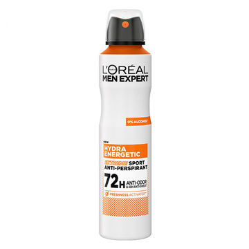 اسپری ضد تعریق مردانه هیدرا انرژتیک لورال Loreal hydra energetic 250Ml