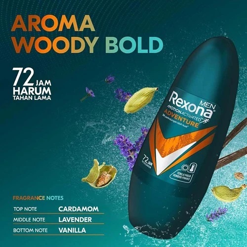 مام رول مردانه ضد تعریق رکسونا Rexona مدل Adventure حجم 45 میل