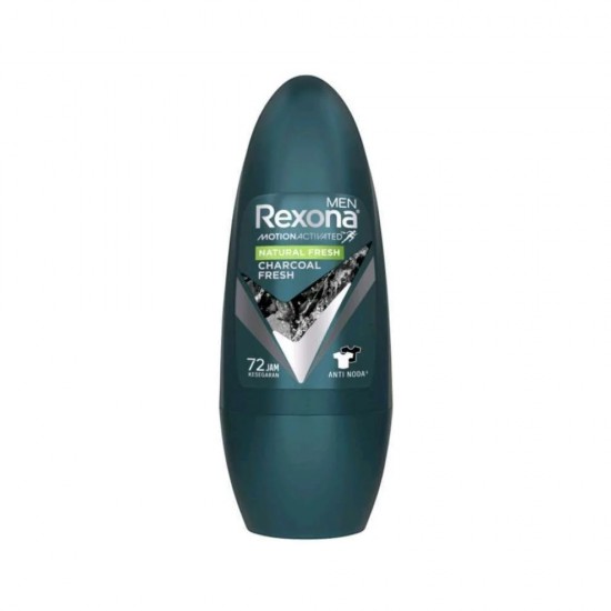 مام رول مردانه ضد تعریق رکسونا Rexona مدل charcoal fresh حجم 45 میل