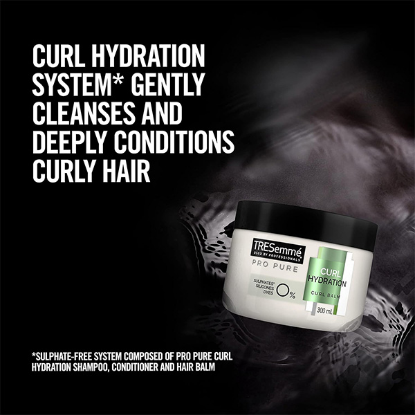 ماسک مو بدون سولفات مرطوب کننده موهای فر ترزمه مدل Curl Hydration حجم ۳۰۰ میلی لیتر