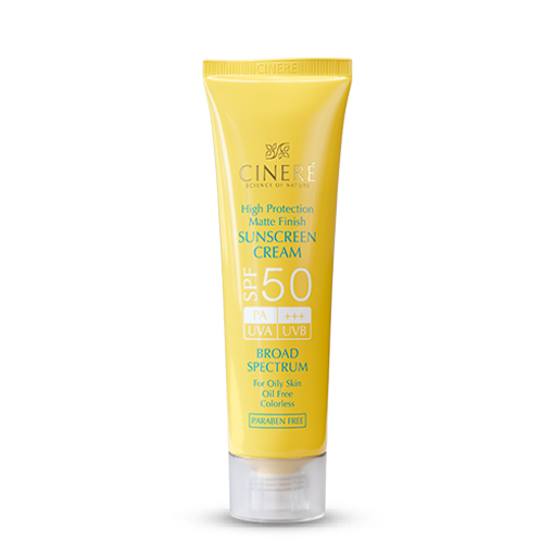 کرم ضد آفتاب SPF 50 بدون رنگ سینره