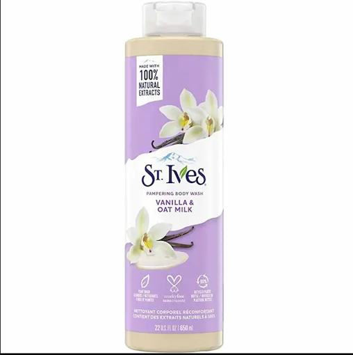 شامپو بدن مدل Vanilla & Oat Milk سینت ایوز