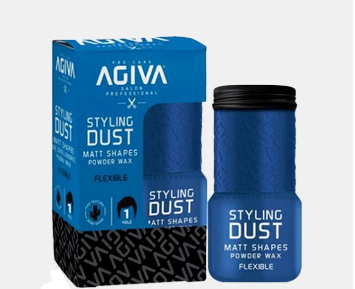 پودر حالت دهنده آگیوا Agiva شماره 01 آبی وزن 20 گرم