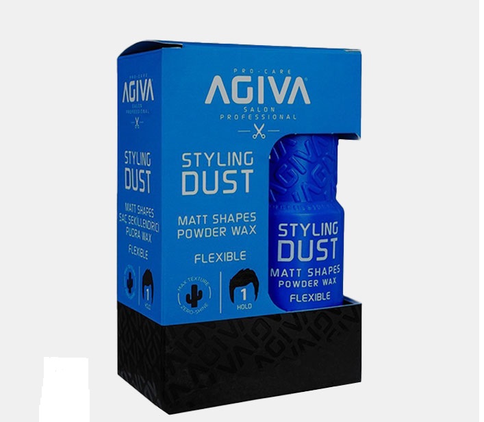 پودر حالت دهنده آگیوا Agiva شماره 01 آبی وزن 20 گرم