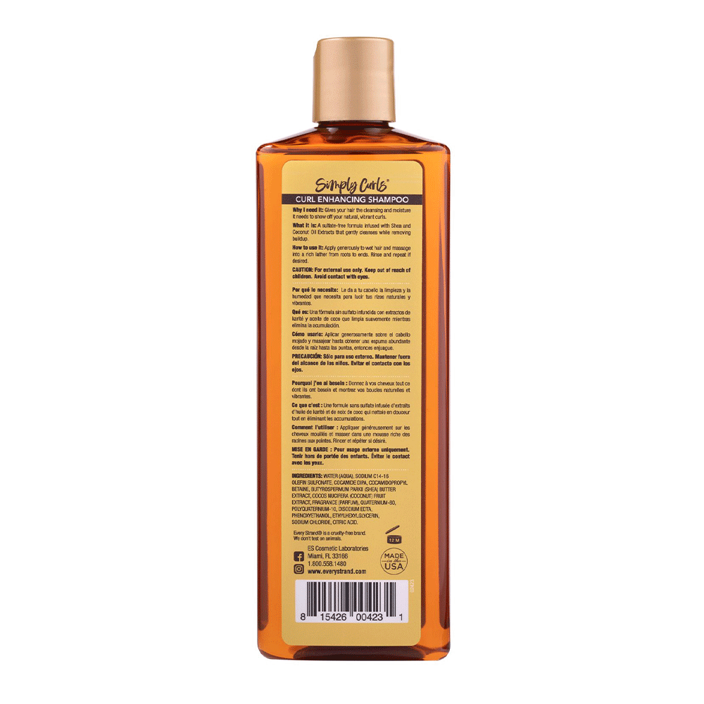 شامپو تقویت کننده اوری استرند مخصوص موهای فر Simply Curls Curl Enhancing Shampoo