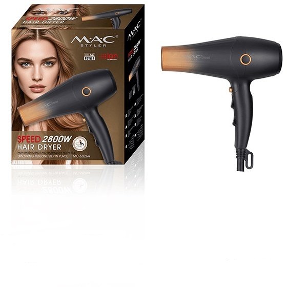 سشوار مک استایلر مدل MC6826A ظرفیت ۲۸۰۰ وات